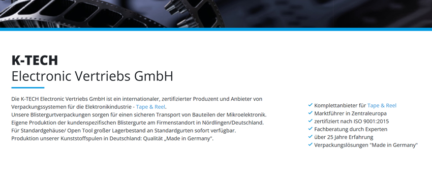 K-Tech Website Bild